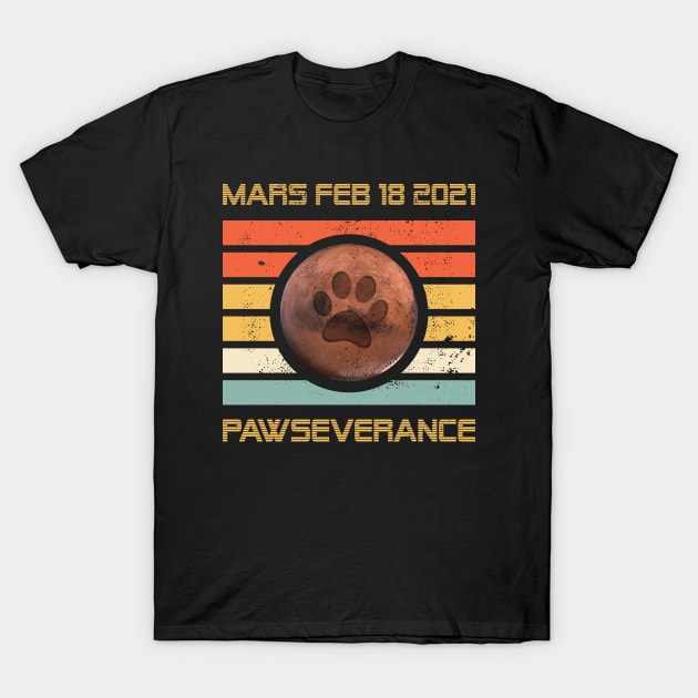 Pawseverance Perseverance Commemorative Design T-Shirt by Lita-CF